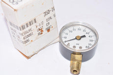 NEW, Ashcroft, Pressure Gauge, 350-10115, 1-1/2 Dial Size, A687, 536788, 0/60 PSI, USA