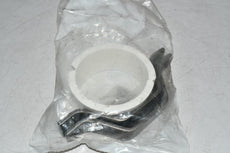 NEW B24PV-G250 Dixon Valve 304 Stainless Steel Sanitary Hex Pipe Size Hanger with Polypropylene Sleeves - 2-1/2'' Pipe Size