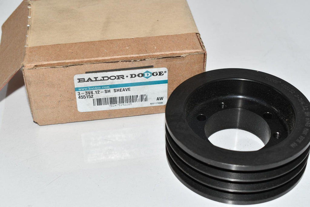 NEW Baldor Dodge 455152 3/3V4.12SH Sheave Pulley