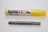 NEW Bassett 52852 15/64'' 4FL Double End Mill Cutter