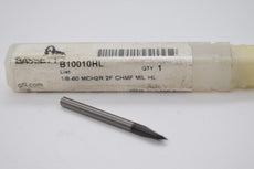 NEW Bassett B10010HL 1/8-60 End Mill MCH2R 2F CHMF MIL HL