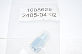 NEW Brennan 2405-04-02 Straight Adapter - 1/8 in Female Pipe Rigid x 1/4 in Male JIC 37° Flare, Steel