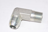 NEW Brennan 2501-LL-12-12 90° Elbow - Extra Long - 3/4 in Male JIC 37° Flare x 3/4 in Male Pipe Rigid, Steel