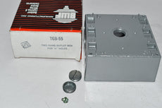 NEW BWF TGB-55 2-GANG WEATHERPROOF BOX 5-1/2''