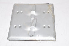 NEW BWF TS-2 Grey Two Gang Toggle Switch Cover for 10A 125V Switches