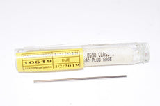 New Calibrated Vermont Gage, .0590 Class X Go Plug Gage