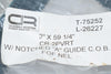 NEW California Industrial Rubber CR-2PVRT 2'' x 59-1/4'' W/Notched Guide Belt