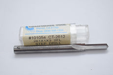 NEW California Tool 101054 CT-2612 Carbide Step Drill Cutter .261 x 1 x 3 2FL