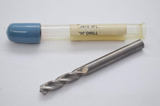 New California Tool 2610 3FL ''H'' Drill Carbide