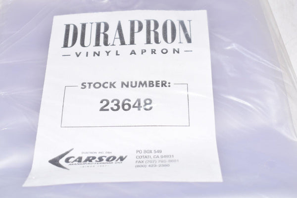 NEW Carson Manufacturing DURAPRON 23648 Vinyl Apron for Food Processin ...