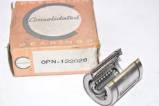 NEW Consolidated Bearings OPN-122026 Precision, Steel Ball Bushing Bearing, 0.750 , Open, Not Self-Aligning