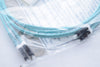 NEW CORNING 050502Q5120002M Patch Cable Standard LC Duplex MM / Standard LC Duplex MM, OM4 50um, 2F, Zipcord Riser, Standard Aqua Jacket 2 Meters