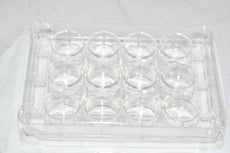 NEW Corning 3513 Costar 12-Well x 6.9mL Flat Bottom Cell Culture Microplate with Lid