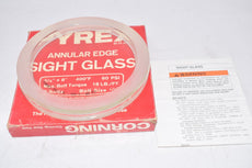 NEW Corning Pyrex Angular Edge Sight Glass 3/4'' x 6''  400 DEG F 60 PSI