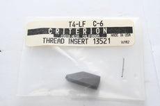 NEW Criterion T4-LF C-6 13521 Carbide Thread Insert