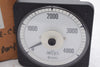 NEW Crompton Instruments 077-05FA-LSUE-C6 Panel Meter Gauge 0-4000 Amps