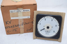 NEW Crompton Instruments 077-05GA-P2WC-C6 Panel Meter 0-15 AC Kilovolts