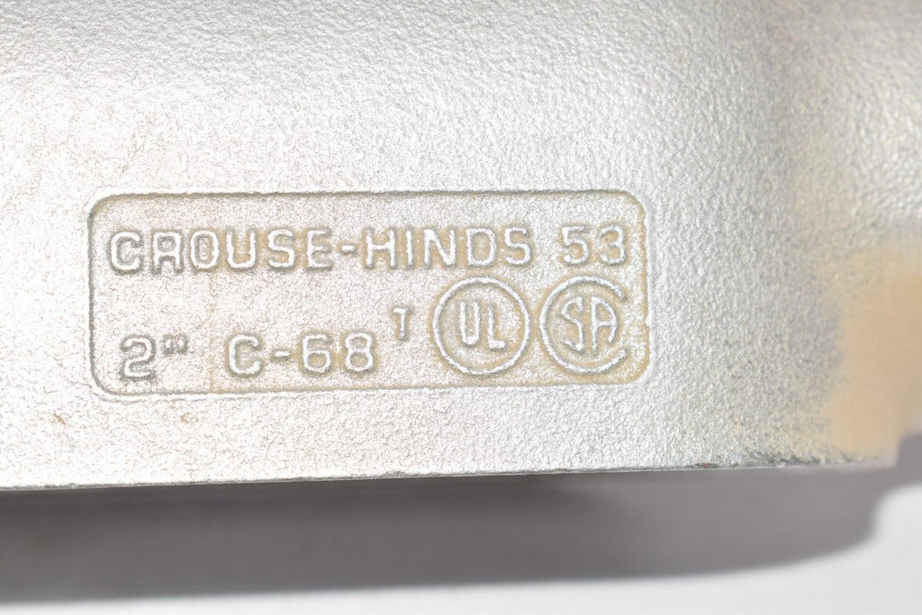 NEW CrouseHinds 53 2'' C68 Condulet Form 8 Conduit Outlet Body