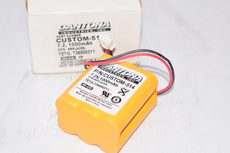 NEW DANTONA CUSTOM-514 Emergency Lighting Battery 7.2, 1000mAh