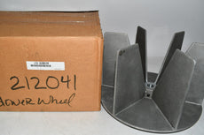NEW DAYTON 2ZB35 Replacement Blower Wheel 13 1/2 in Dia, CW/CCW, Aluminum Wheel, 1 Inlets, 7/8 in Bore