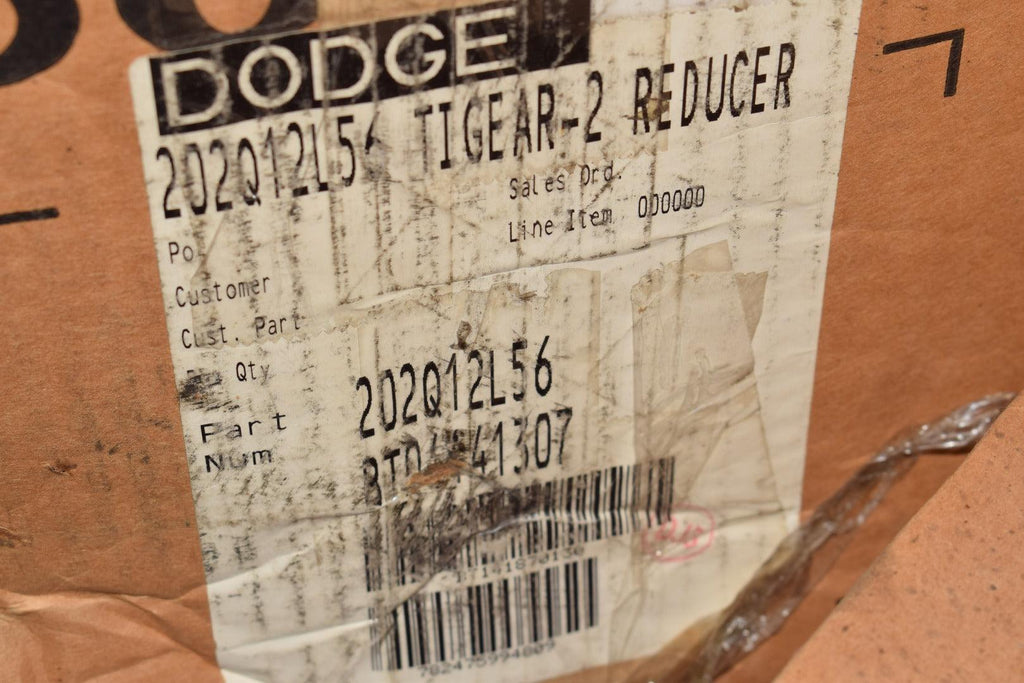 NEW Dodge 202Q12L56 TIGEAR 2 Cast Iron Worm Gearbox Reducer