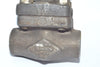 NEW DUOSEAL 412I 1/4'' Gate Valve Forged Steel 316L 800lb Pressure