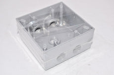 NEW E121488 OUTLET BOX 4-1/2'' x 4-1/2'' x 2''