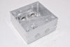 NEW E121488 OUTLET BOX 4-1/2'' x 4-1/2'' x 2''