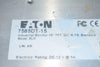NEW EATON 7585DT-15 OPERATOR INTERFACE 15.1 INCH TFT LCD MONITOR WITH ELO TOUCH SCREEN 60 WATT 24 VDC