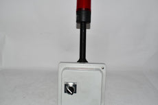 NEW Eaton Cutler Hammer E26BL Stacklight Red Light W/ Enclosure Switch Relays