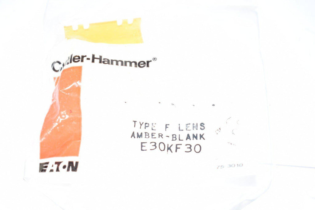 NEW Eaton - Cutler Hammer E30KF30 TYPE F LENS AMBER BLANK