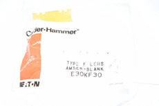 NEW Eaton - Cutler Hammer E30KF30 TYPE F LENS AMBER BLANK
