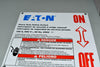 NEW Eaton DH363UGK Safety Switch, 100A, 3P, 600VAC/250VDC, DH, Non-Fusible, NEMA 1