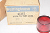NEW EATON Westinghouse 0T3P2 Push to Test Lens - Red