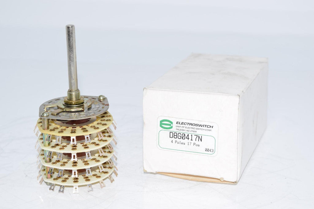Electroswitch Part Numbers NEW Electroswitch D8G0417N Open Frame Rotary Switch – VB Industrial Supply