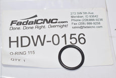 NEW FADAL HDW-0156, O-Ring 115, Black