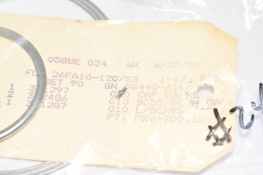 NEW Fafnir 0588E 024, 26FA10-120/S3 Gaskets for Relief Valve Repair ...
