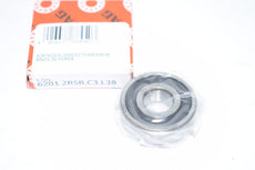 NEW FAG 6201-2RSR-C3 Deep Groove Ball Bearing, Single Row, Double Sealed, Steel Cage, C3 Clearance