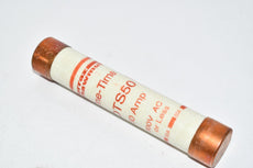 NEW Ferraz Shawmut OTS50 Fast Acting One-Time Fuse, 50 A, 600 VAC/300 VDC, 50/20 kA, Class K5, Cylindrical Body