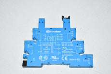 NEW FINDER 93.01.0.024 Relay Socket, DIN Rail, Screw, 5 Pins, 6 A, 250 V, 93 Series