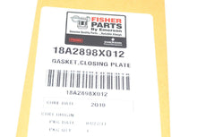 NEW Fisher Control Emerson 18A289X012 Gasket, Closing Plate