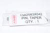 NEW Fisher Controls Taper Pin 13A2583X042