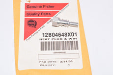 NEW Fisher Parts, Part: 12B04648X01, Rest Plug & Wire