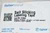 NEW Fisher Scientific 15959 Self Sticking Labeling Tape Salmon