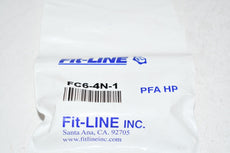 NEW Fit-Line FC6-4N-1 FEMALE CONNECTOR 3/8? X 1/4? W/ PVDF NUT