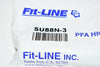 NEW Fit-Line SU88N-3 STRAIGHT UNION (MALE FLARE X MALE FLARE), 1/2?F, PFA W/ PFA NUT