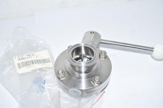 NEW Flowtech 316L Butterfly Valve 1-1/2'' Stainless Steel