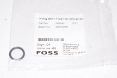 NEW Foss 248542 Milkoscan O-Ring 0011.11 x 01.78 NBR 90 SH