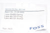 NEW Foss 461749 Milkoscan Service Kit, Spring, O-Ring & Anchor