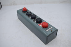 NEW GE General Electric CR 2940FA405A Pushbutton Control Switch Station Missing Lens